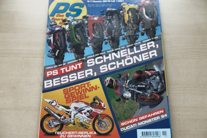 Deckblatt PS Sport Motorrad (11/2000)